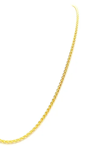 18” 20” 22” 24” 14K Gold Filled Wheat Chain , Sku#SM473