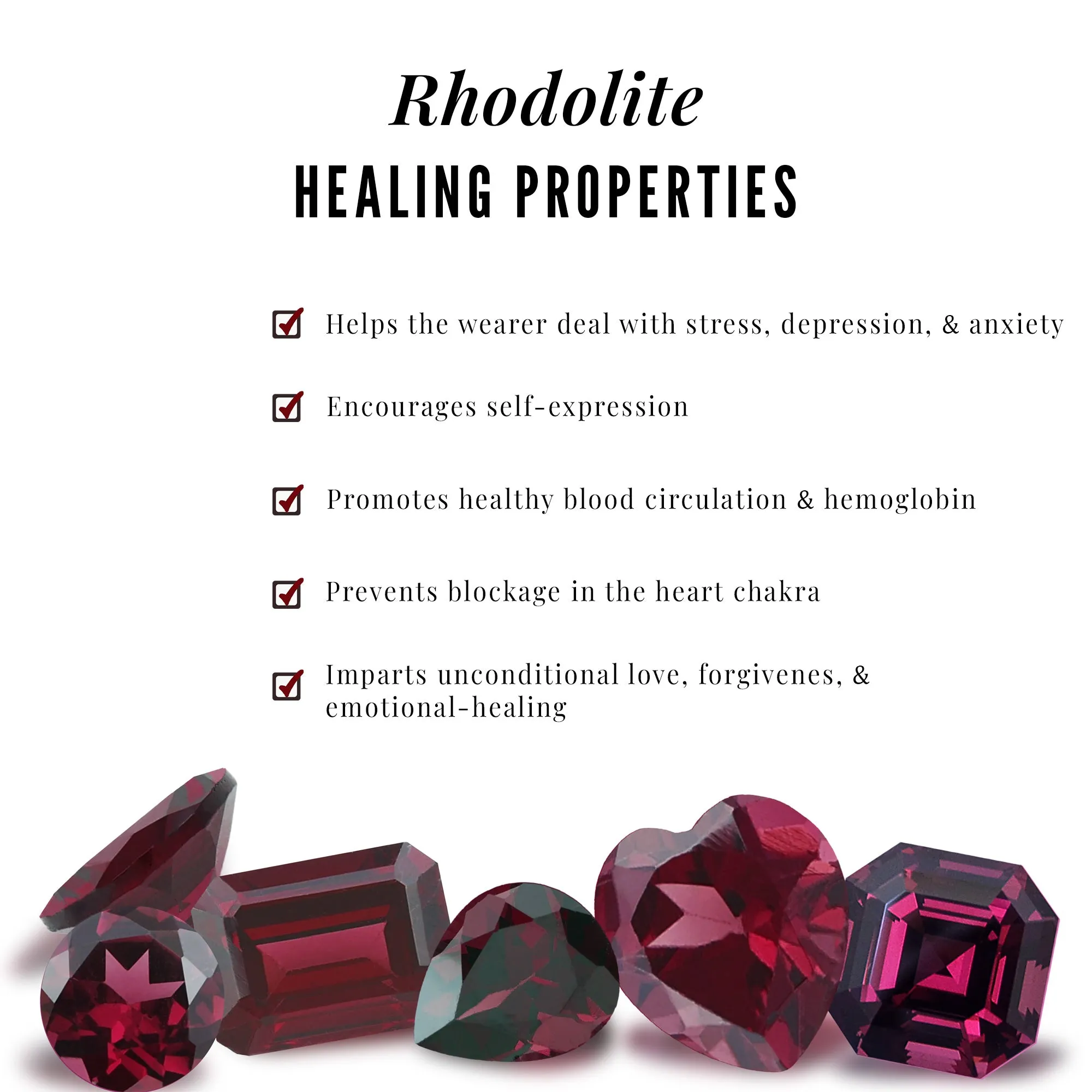 2 CT Classic Pear Cut Rhodolite and Diamond Stud Earrings