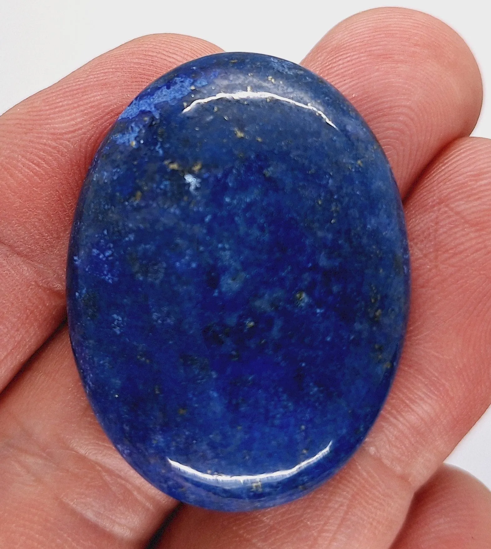 40x30mm Lapis Lazuli Dyed Flat Back Blue Cabochon Gemstone S2102H
