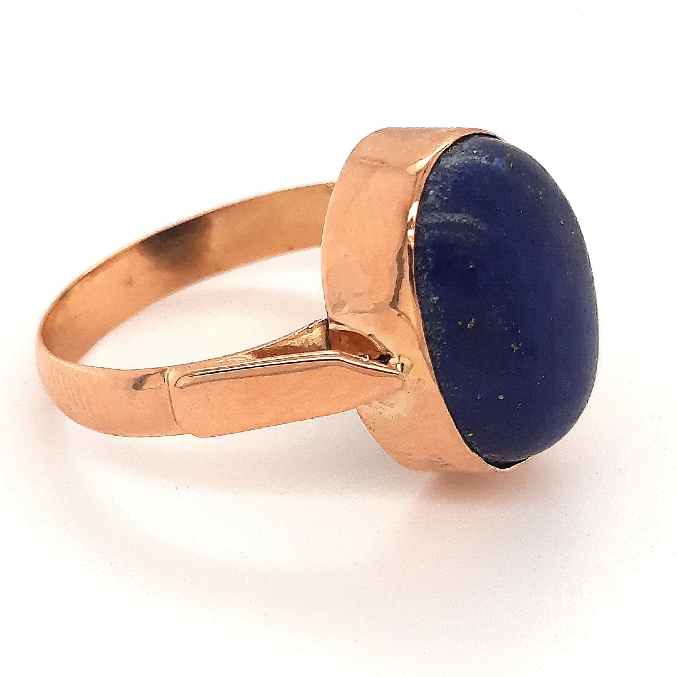 9ct Yellow Gold Lapis Lazuli Ring