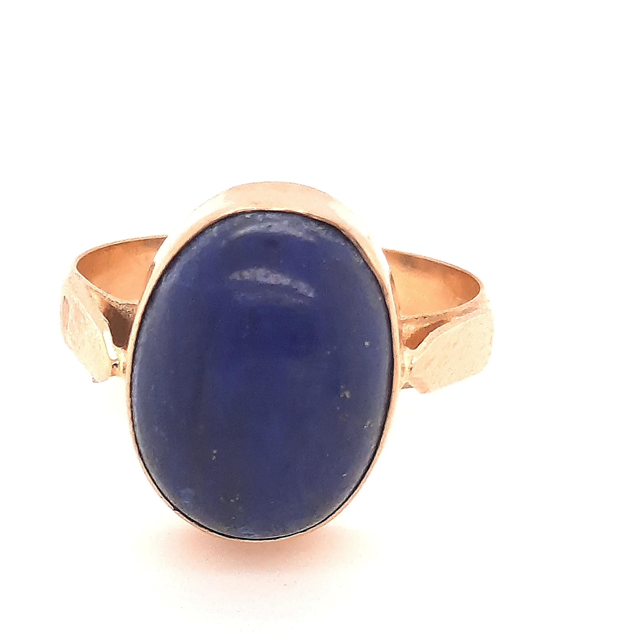 9ct Yellow Gold Lapis Lazuli Ring