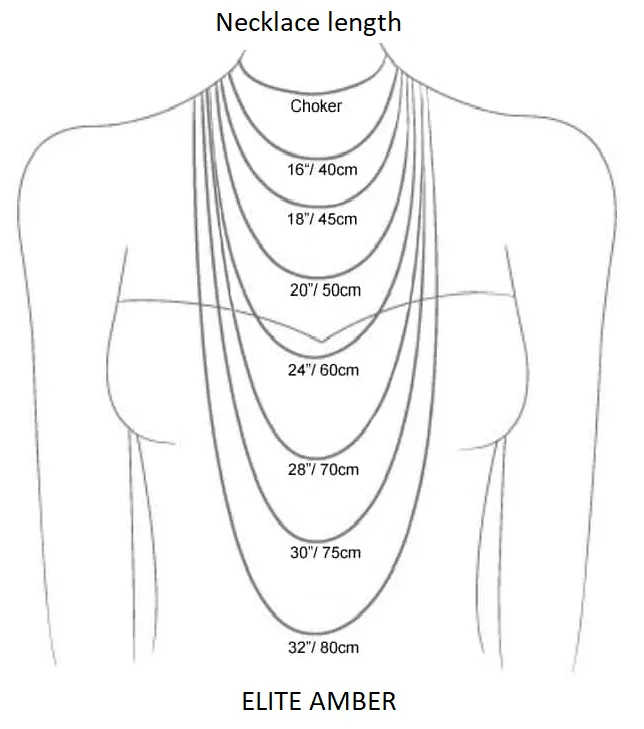 Amber necklace "Small glossy colors"