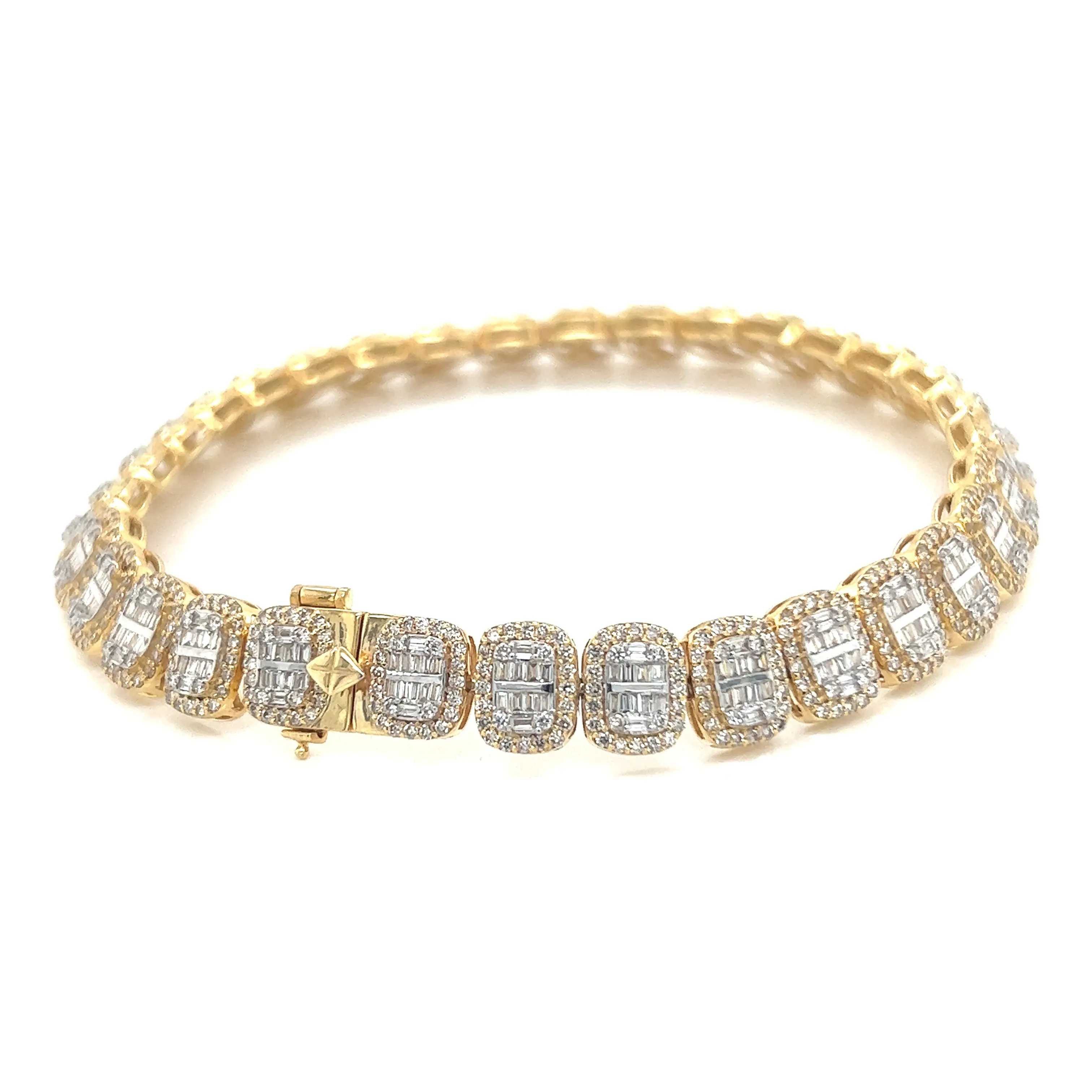 Baguette Diamond Tennis Bracelet