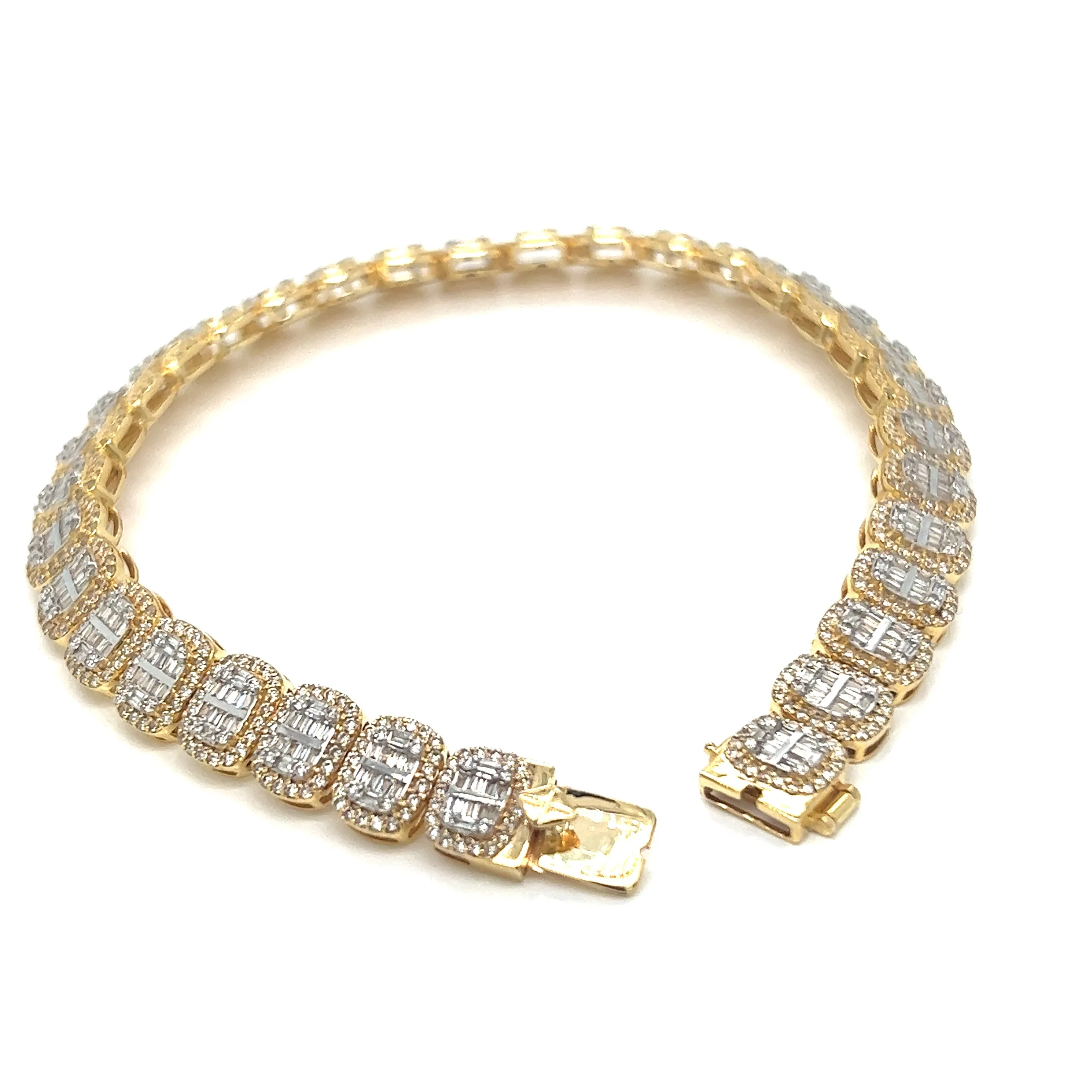 Baguette Diamond Tennis Bracelet