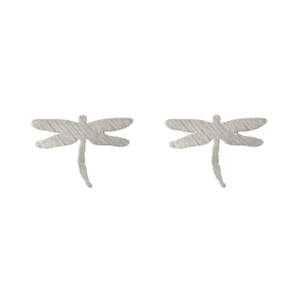 EARRINGS DRAGONFLY II SILVER