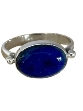 Lapis Lazuli Eclipse Ring