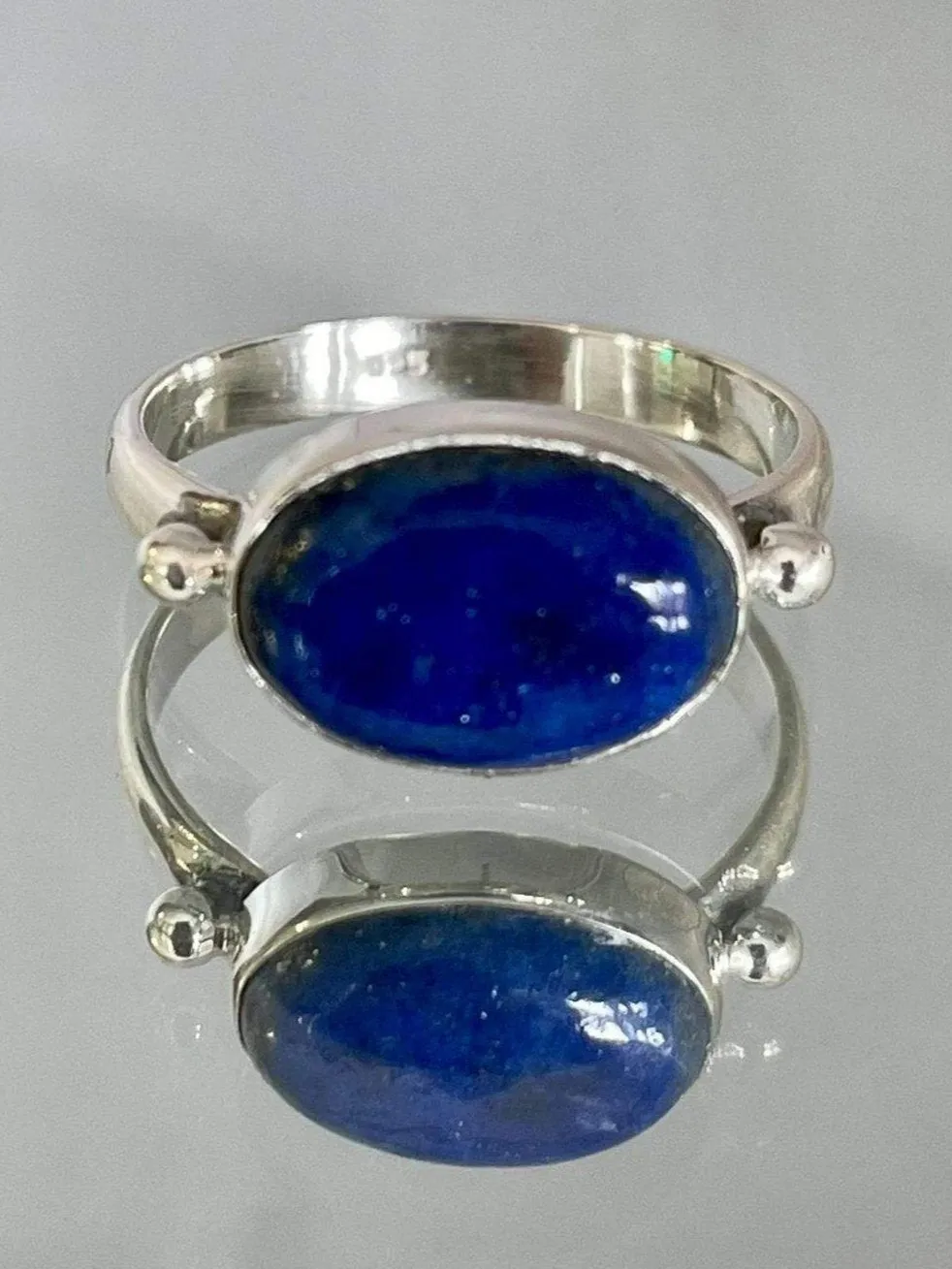 Lapis Lazuli Eclipse Ring