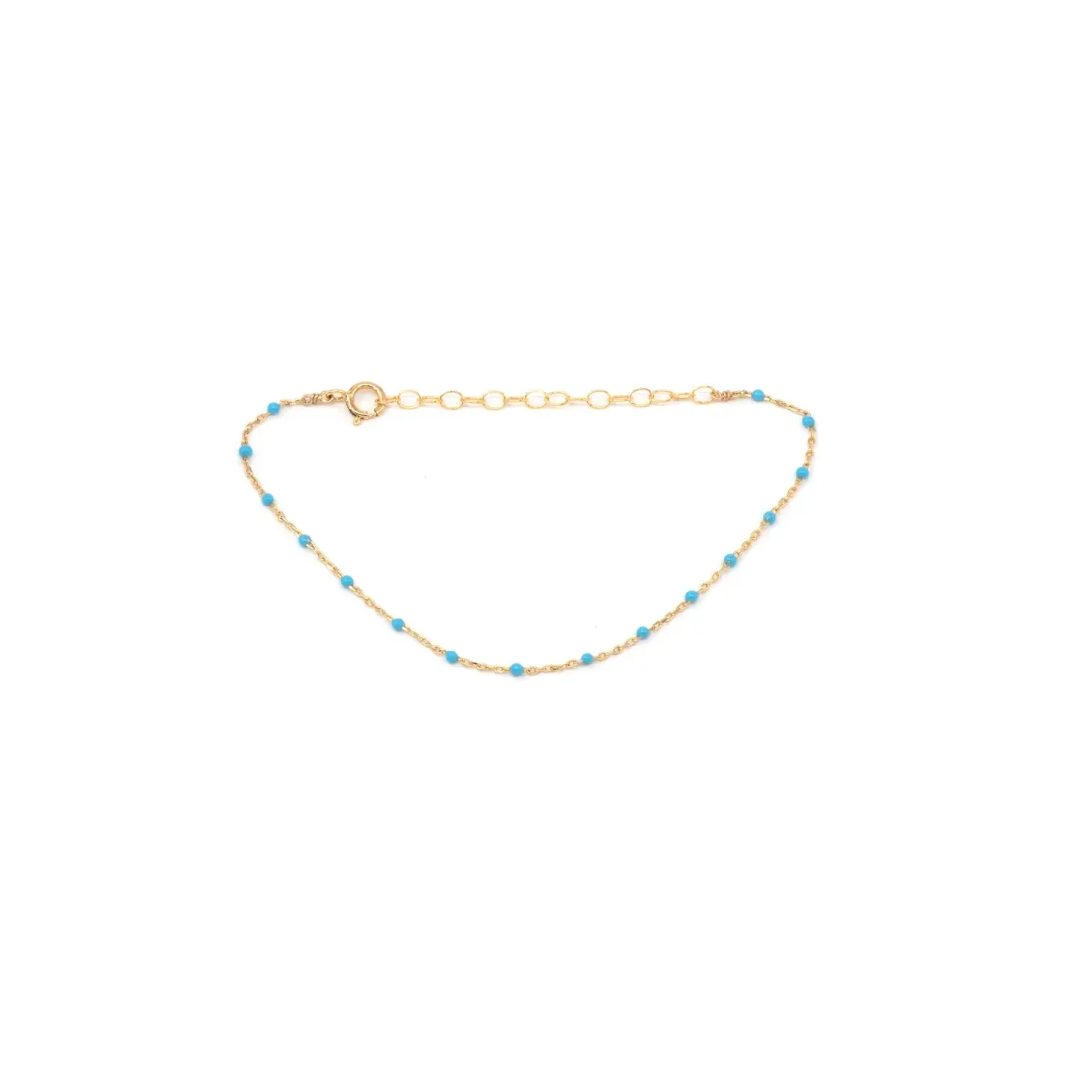 MAY MARTIN Enamel & Gold Dainty Bracelet