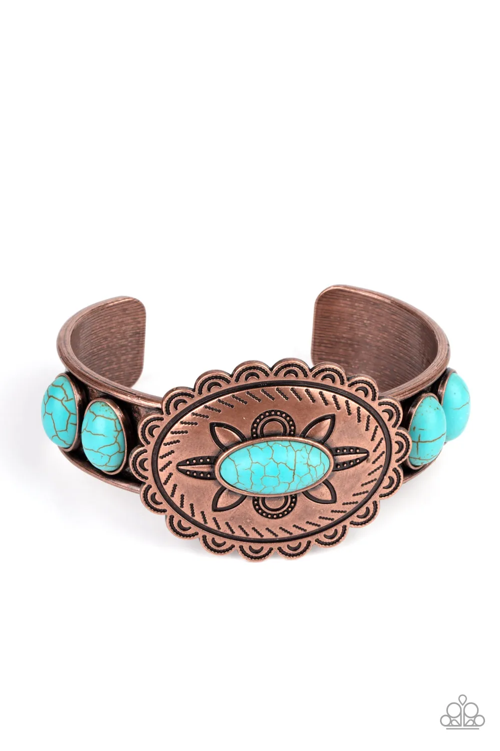 Open Door Jewelry - Canyon Heirloom - Copper Bracelet - Paparazzi Accessories