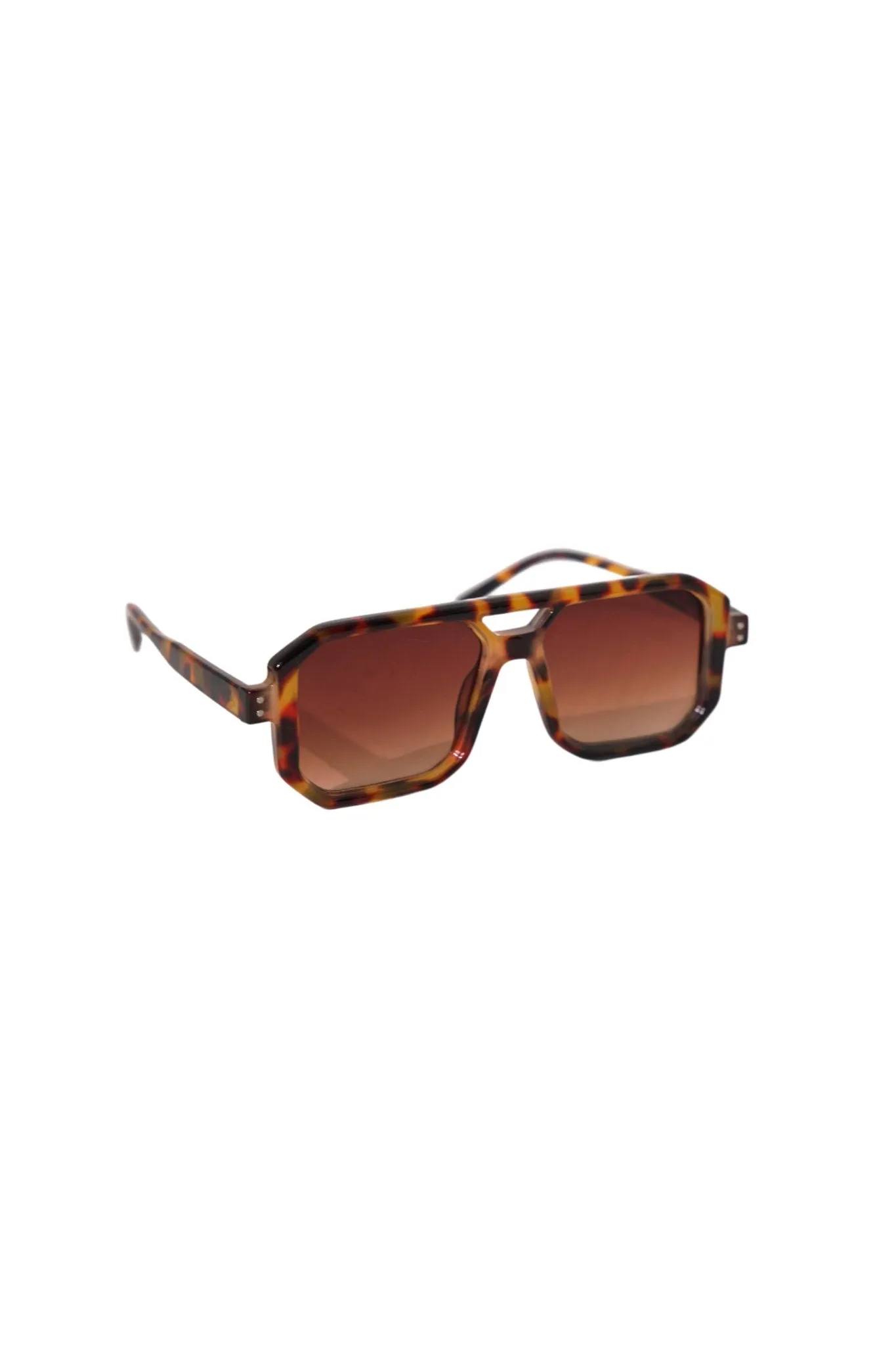 Popping Brown Tint and Tortoise Frame Sunglasses
