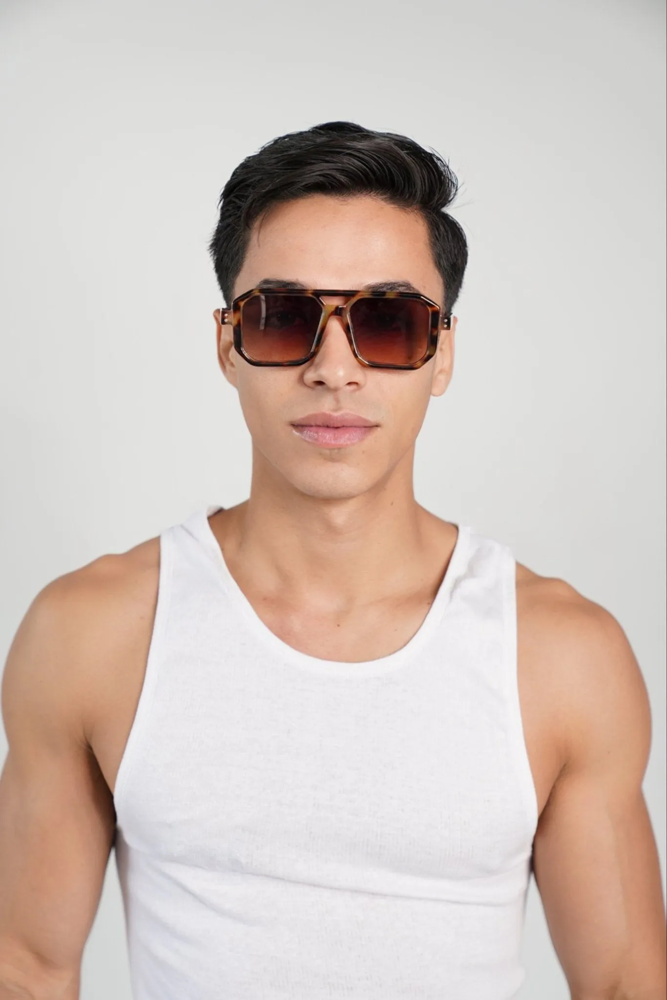 Popping Brown Tint and Tortoise Frame Sunglasses