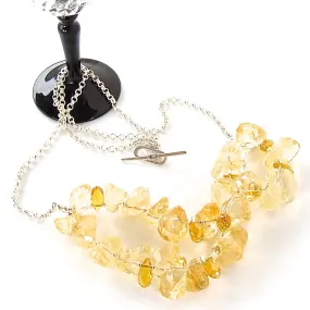 Solaris: Chunky Citrine Necklace