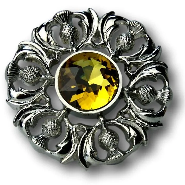 Thistle Brooch Pins