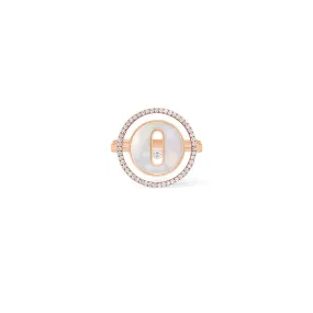 White Mother-of Pearl Lucky Move PM Ring