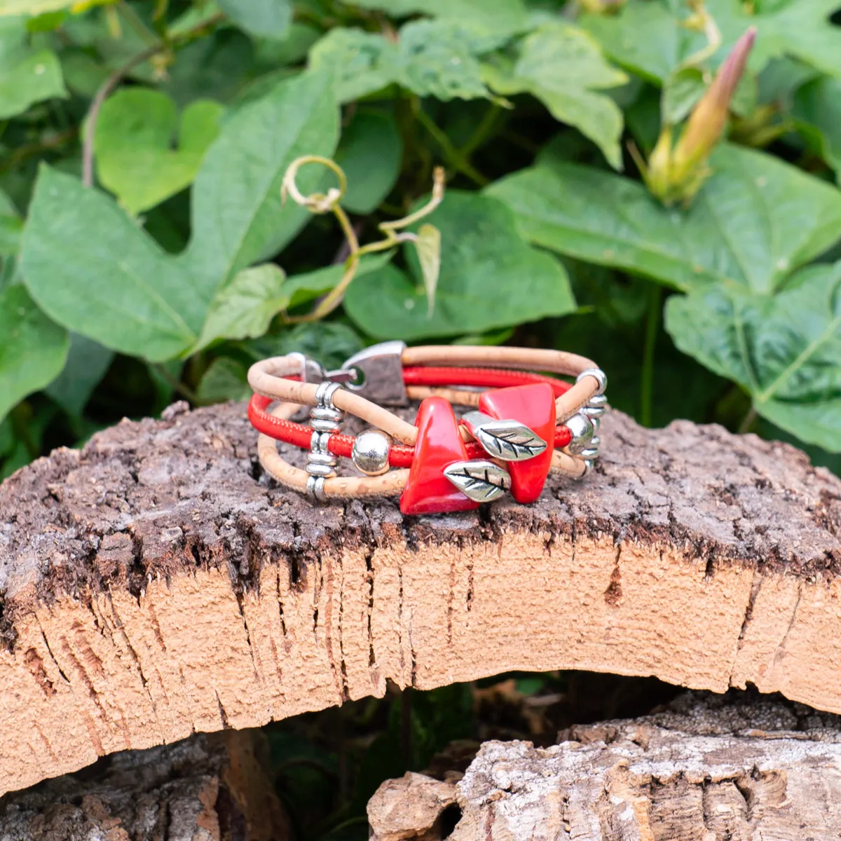 women's vintage original handmade natural jewelry BR-517-MIX-5